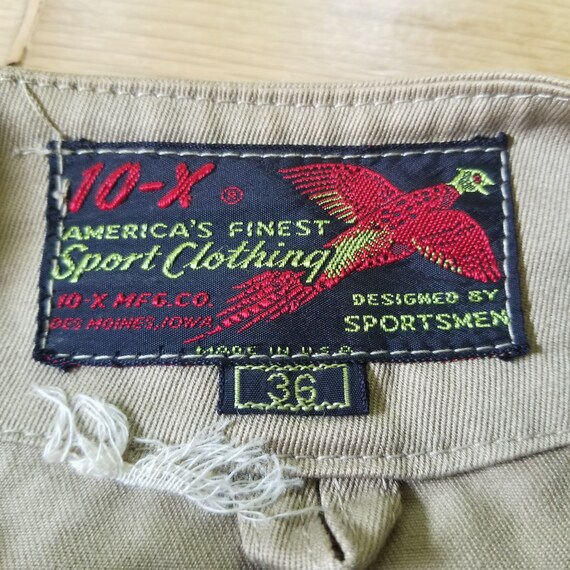 Vintage 10-X Hunting Jacket Men's XS to S / SZ 36… - image 7