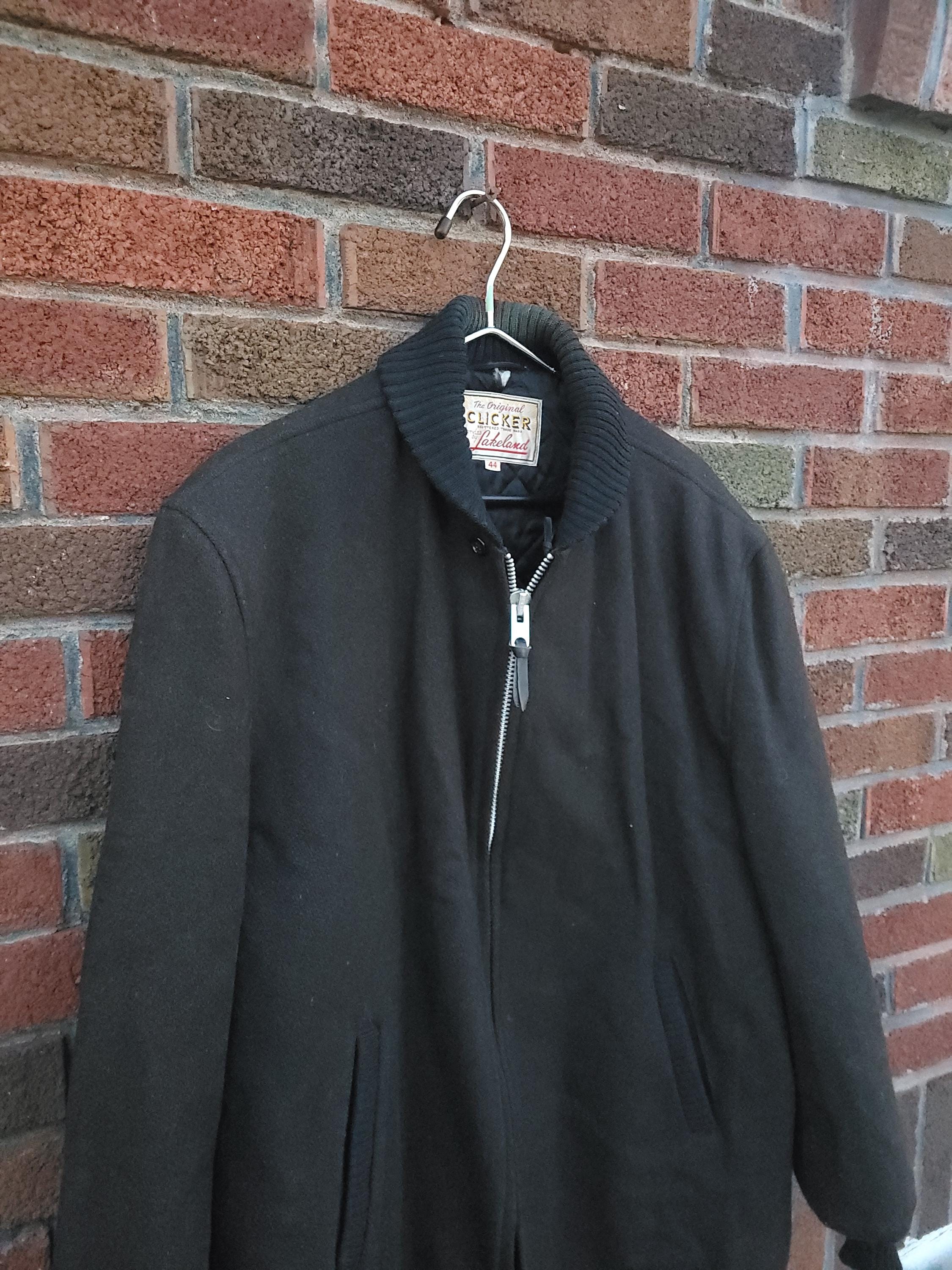 Vintage 1960's 1970's Original Lakeland Wool Tweed Clicker Coat