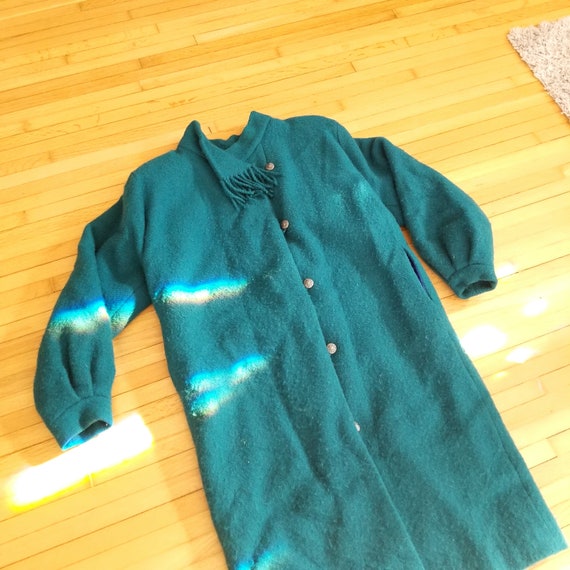 Vintage Long Wool Coat Astrid Gjerlaug / XL / Wome