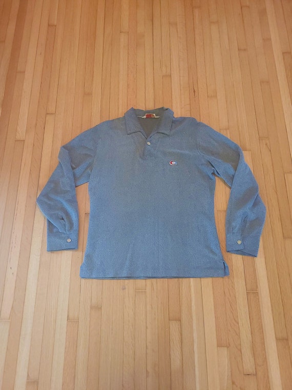 Vintage 1970's Jantzen Club Polo Knit Shirt / S t… - image 1