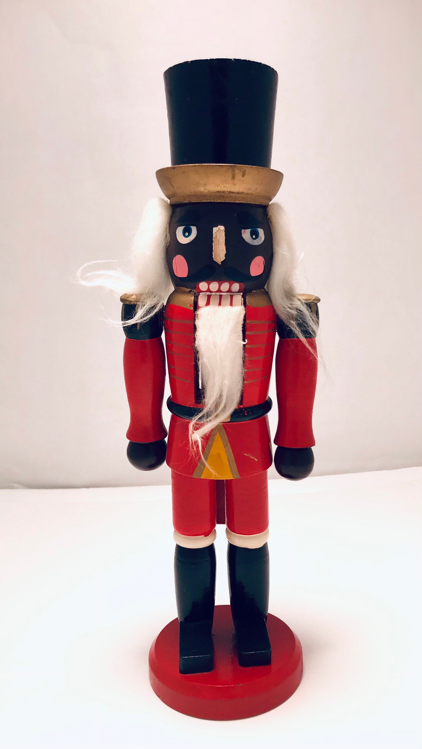 Rare Vintage Nutcracker Handpainted Made In China Very Unique Etsy