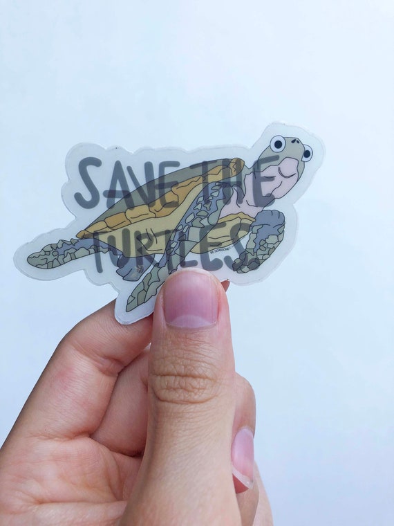 Turtle Sticker - Sea Turtle Sticker - Snorkeling Sticker - Under The Sea Sticker - Wildlife Sticker - Save The Turtles Sticker - Animals