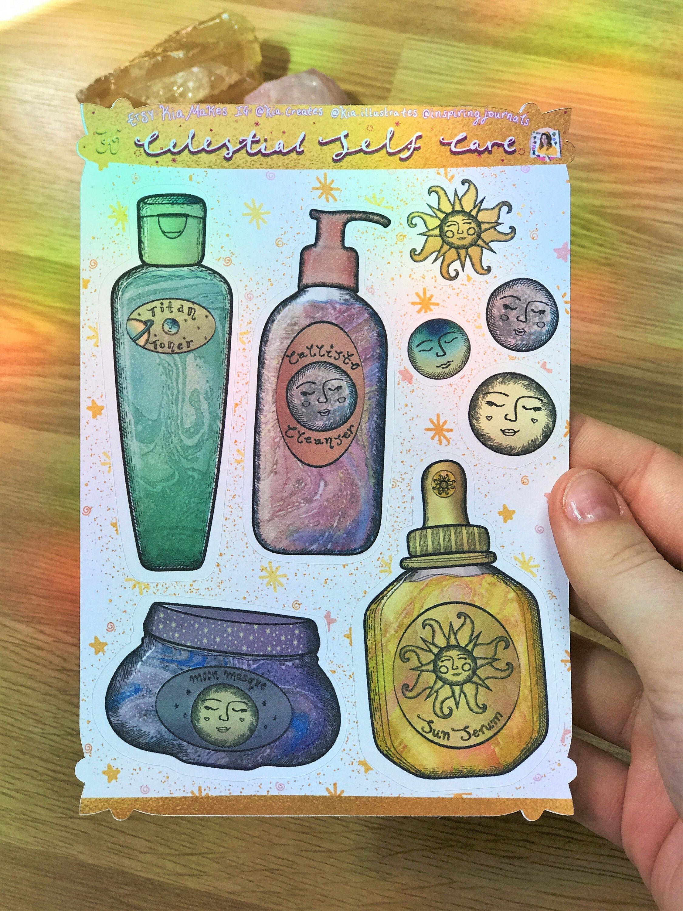 Celestial Self Care Sticker Sheet Sun Stickers Moon Etsy Celestial Self Care Sticker Sheet Sun Stickers Moon Etsy