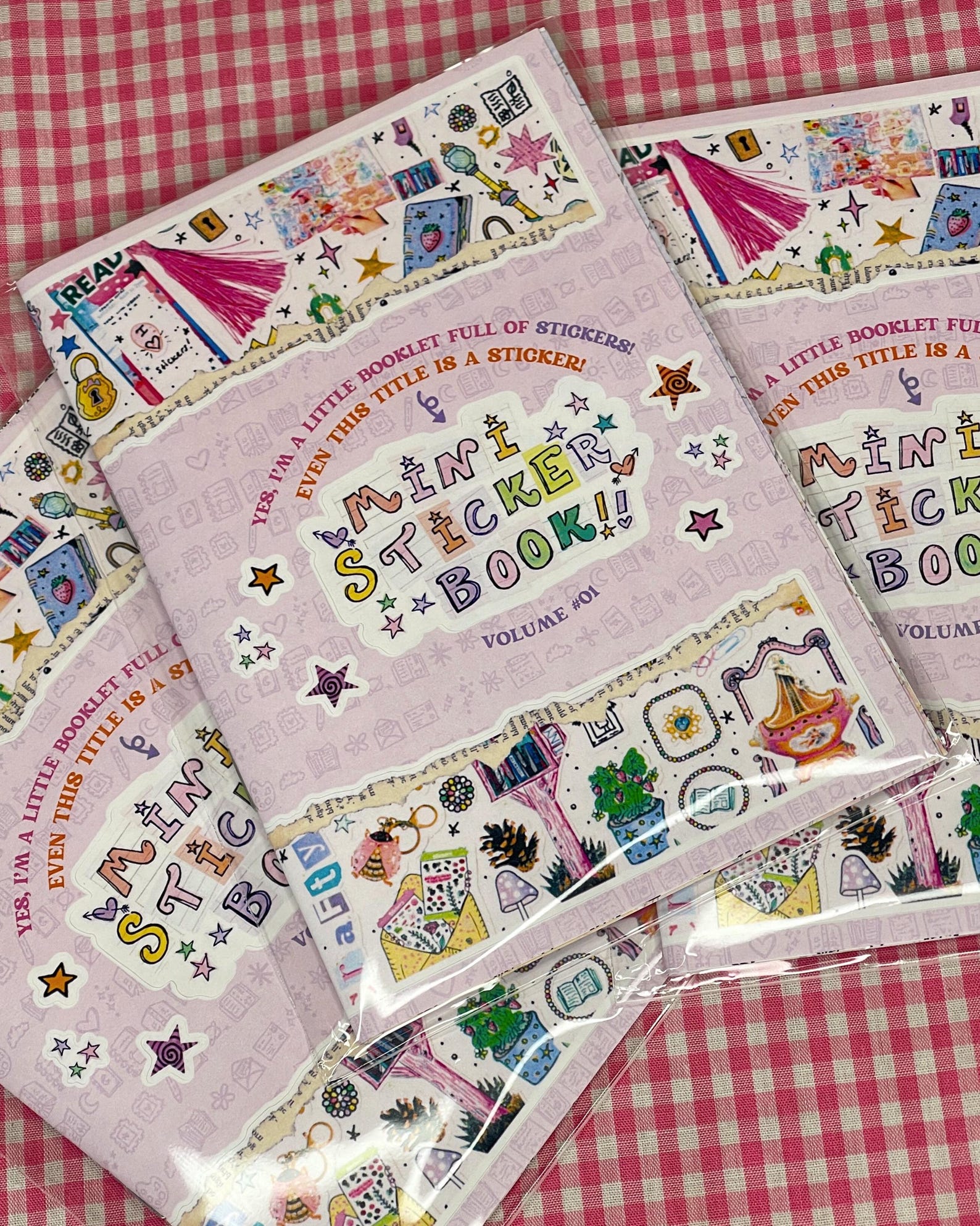 Mini Sticker Book: Handmade Stickerbook for Junk Journaling and ...