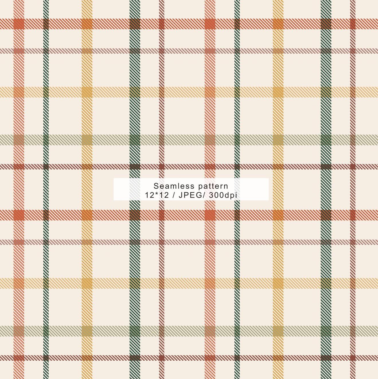 Tartan Plaid Seamless Pattern Pack, Checkered Digital Paper Bundle for ...