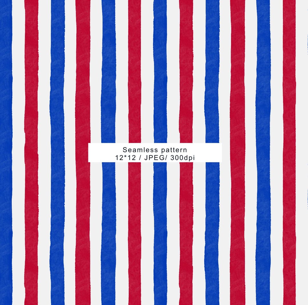USA Seamless Pattern,red White Blue Americana Stripe,fourth of July ...