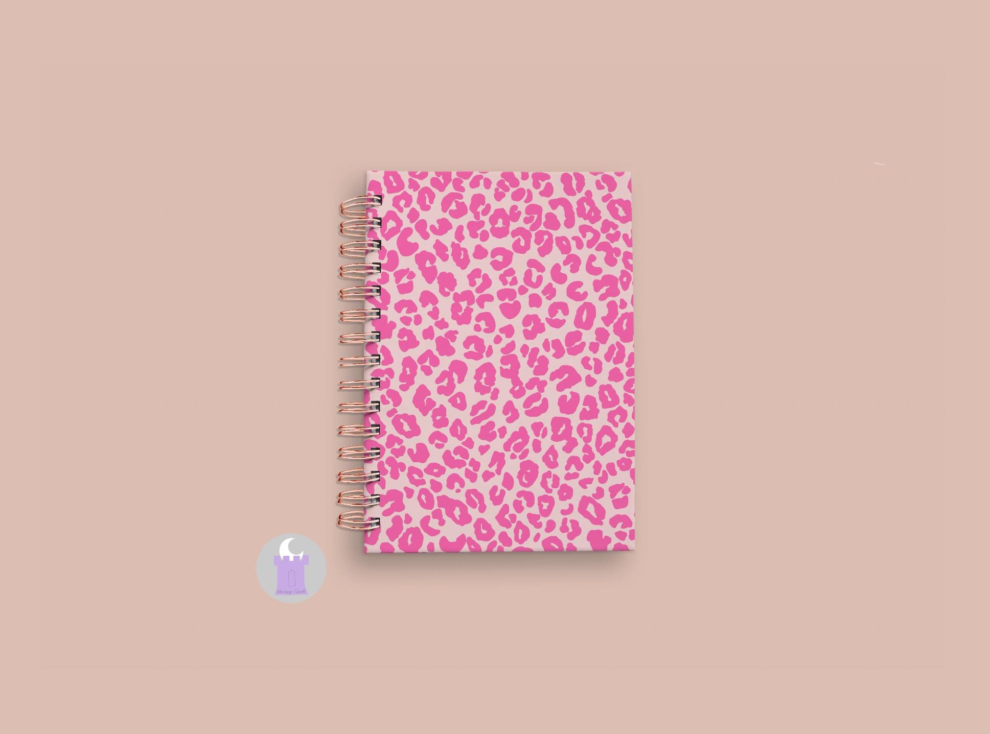 Hot Pink Leopard Print Seamless Pattern Bundle,pink and Black Digital ...