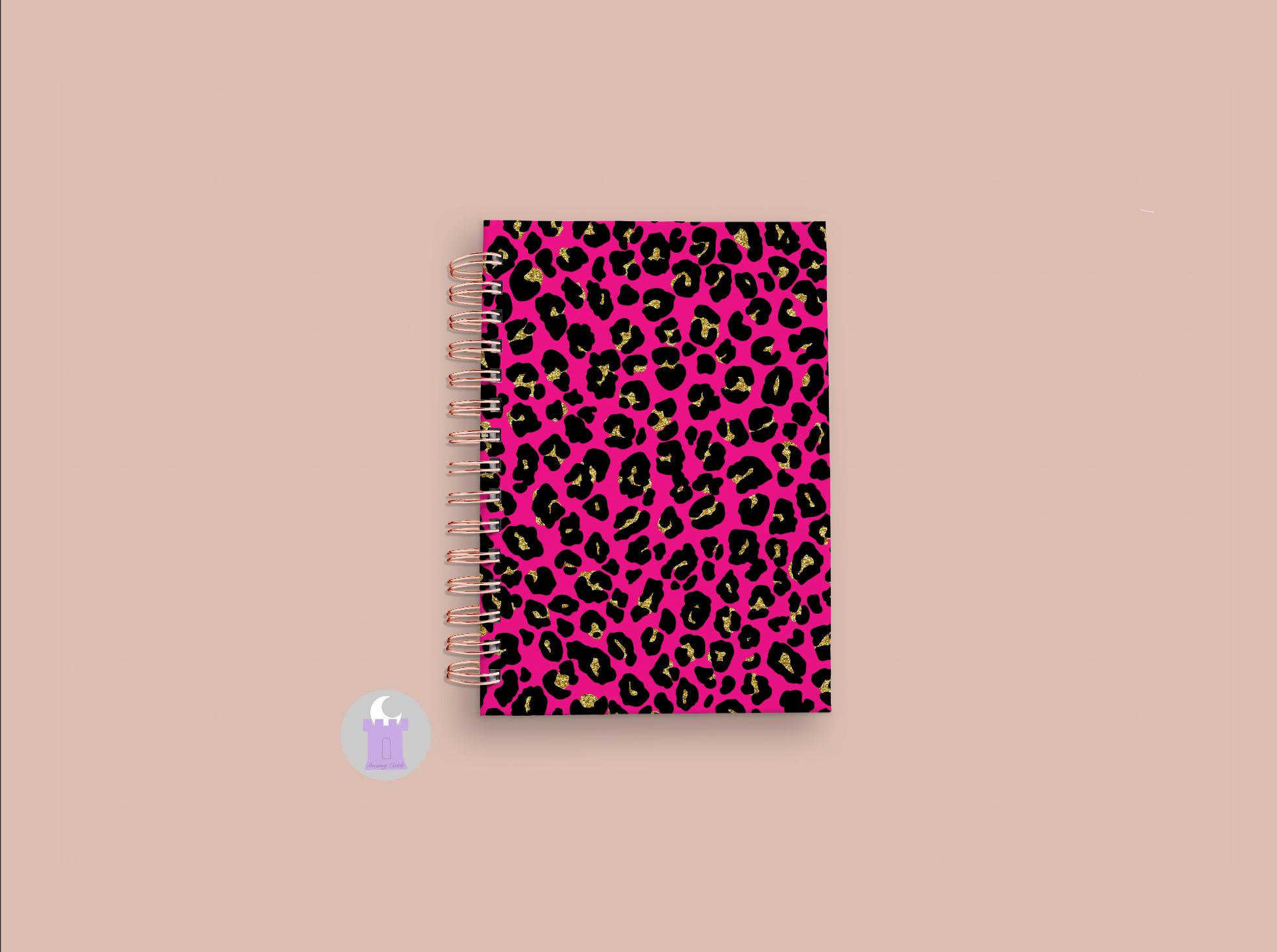 Hot Pink and Gold Glitter Leopard Print Seamless Pattern,glam Pink and ...