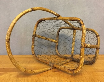 Antique Chickenwire Basket