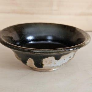Small porcelain ceramic wood fired bowl