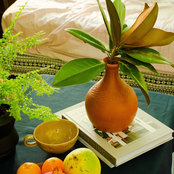 Terracotta Vase Etsy