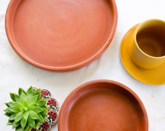 terracotta crockery