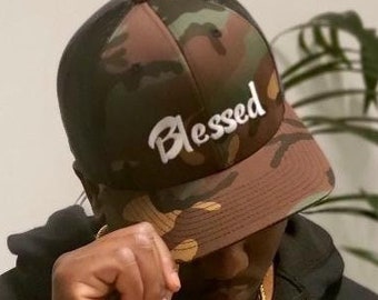 Blessed Embroidered Trucker Snapback Cap | Great Gift for Dad, Son, Mom, Sports Player…