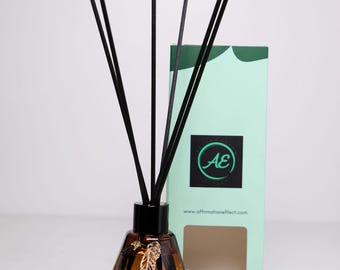 Dark Cedar Riet Diffuser – Aromatherapie kamergeur | Aardse, bosachtige geur voor thuis |  Natuurlijke diffusor
