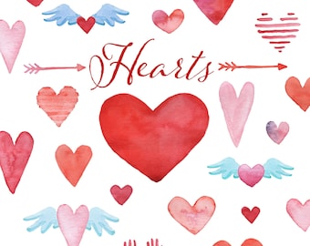 anniversary hearts etsy