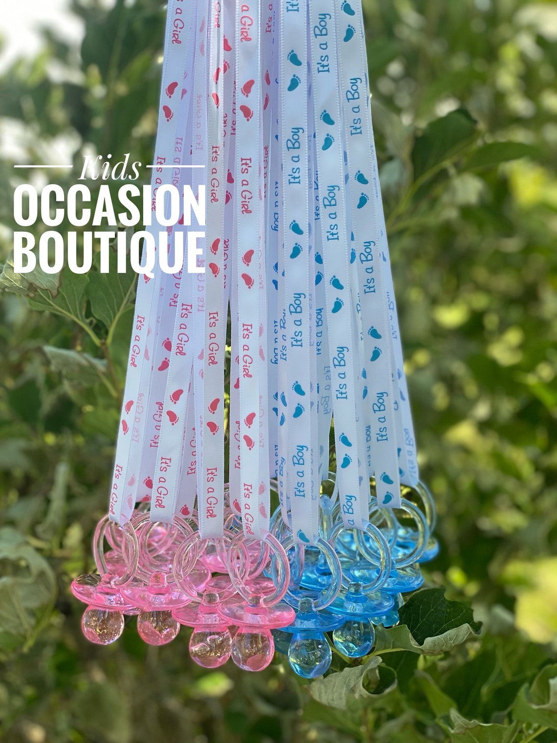 Baby Shower Pacifiers Baby Shower Pacifier Necklaces for Etsy