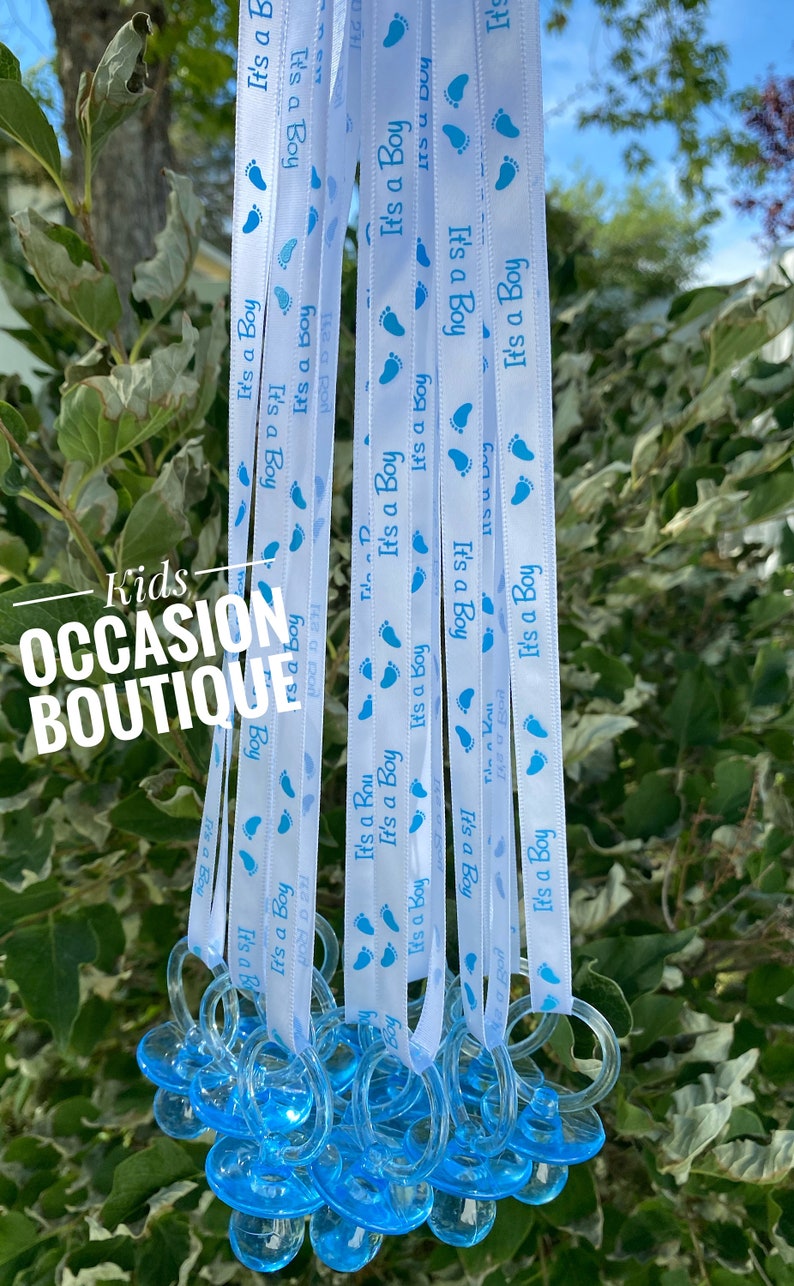 Baby Shower Pacifiers Baby Shower Pacifier Necklaces for Etsy