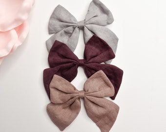 2 x Large Velvet Hair Bow Bobbles Elastics Hair Accessories Bows Girls Hair 2 x Large Velvet Hair Bow Bobbles Elastics Hair Accessories Bows Girls Hair