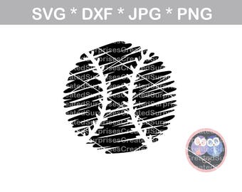 Scribble ball with laces, svg, dxf, png, jpg digital cut file for cutting machines, personal, commercial, Silhouette Cameo, Cricut