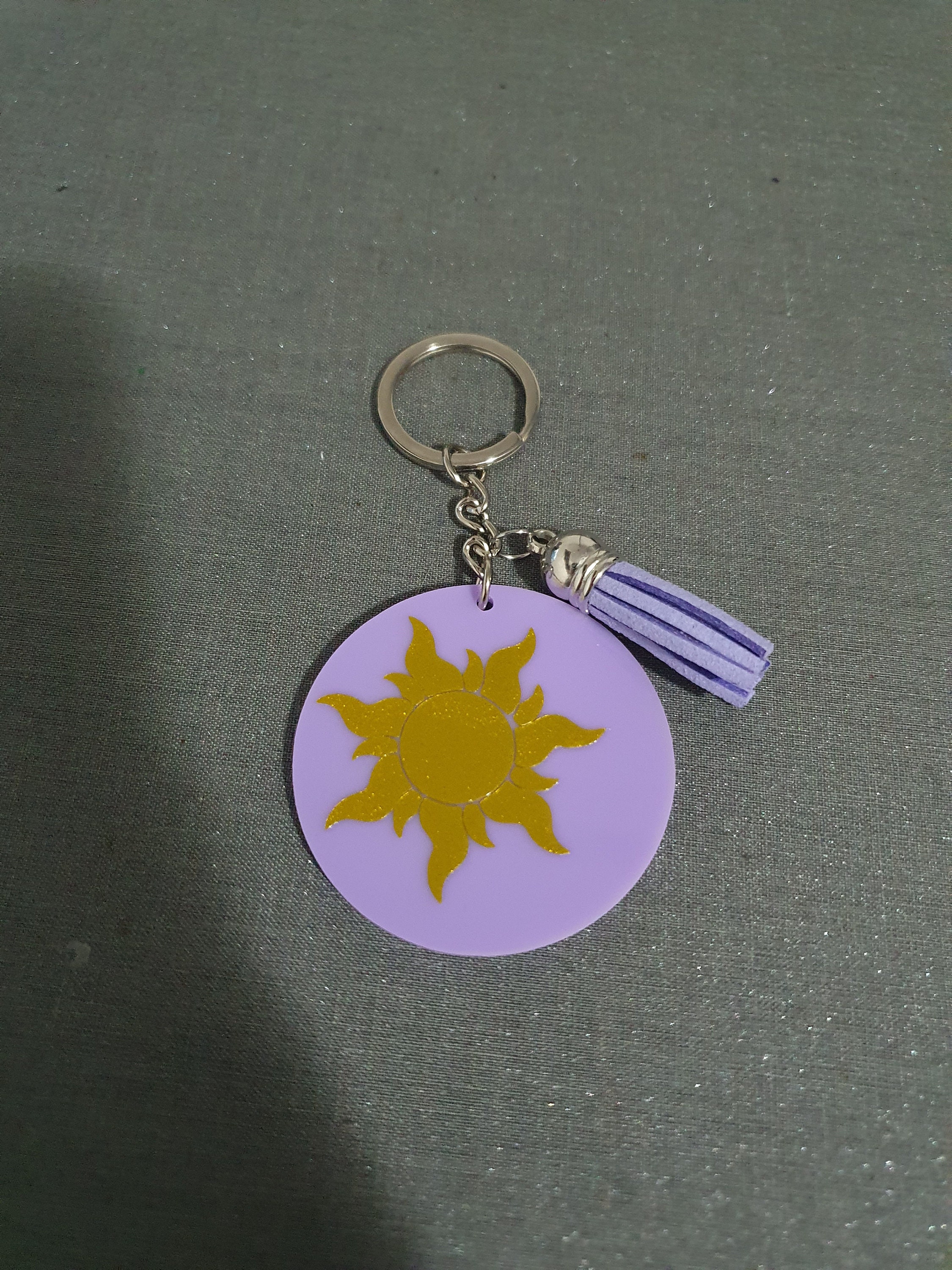 Rapunzel Inspired Key Ring - Etsy Australia