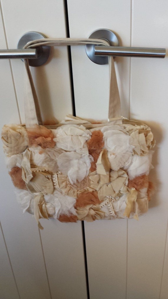 Genuine Trelise Cooper brown/white vintage bag - … - image 1