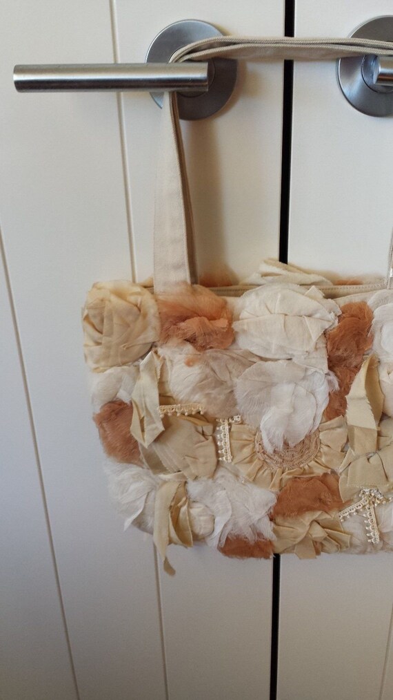 Genuine Trelise Cooper brown/white vintage bag - … - image 2