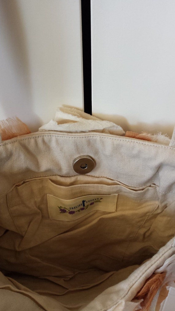 Genuine Trelise Cooper brown/white vintage bag - … - image 4
