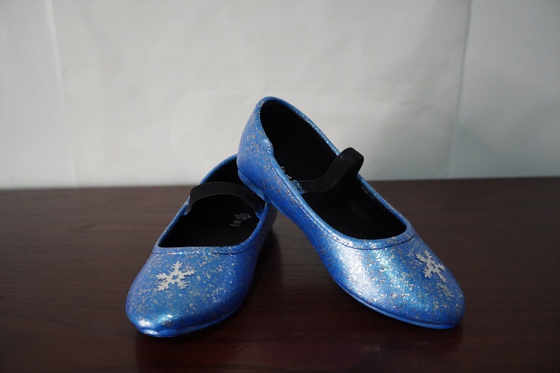 frozen ballet flats