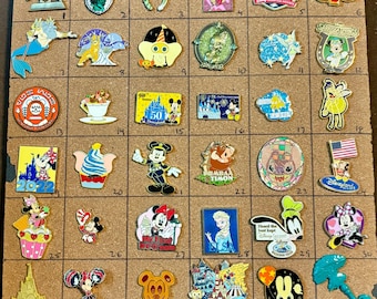 Disney Pins - make your own collection - hard to find and oversized pins - Mickey, Minnie Mouse, Stitch, Buzz Lightyear, Arial, Elsa BB8
