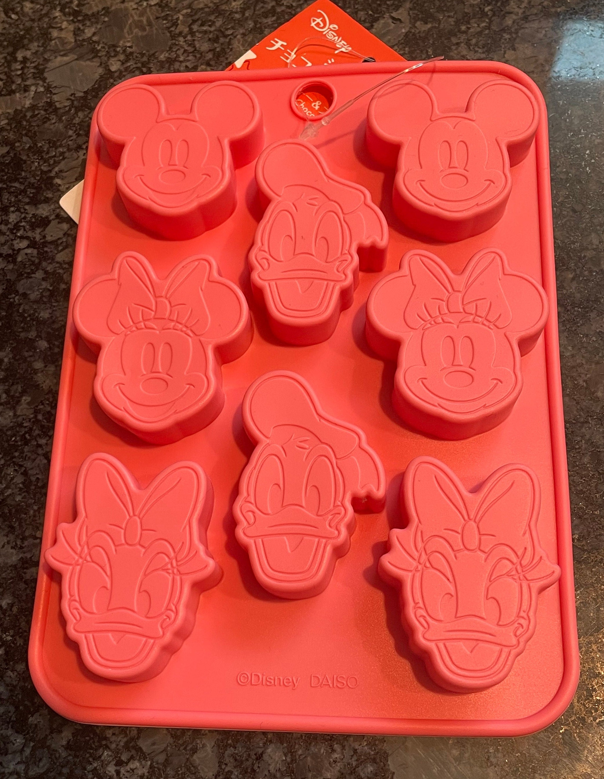 Mickey Mouse Baking Silicone Mold Chocolate Mickey Mouse Cute Ice
