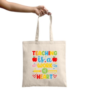 Autisme Awareness Teacher Tote Bag, Budget Tote