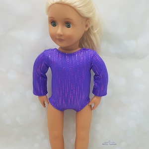 Gymnastics Leotard fits American Girl Doll Our Generation Doll 18&quot; Doll Clothes