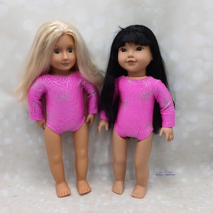 Gymnastics Leotard fits American Girl Doll Our Generation Doll 18&quot; Doll Clothes