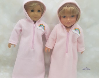 Hooded Snuggle Robe fits Our Generation American Girl Doll Designafriend