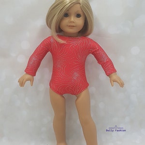 Gymnastics Leotard fits American Girl Doll Our Generation Doll 18" Doll Clothes