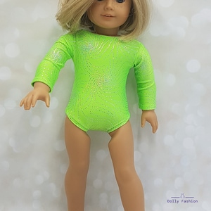 Gymnastics Leotard fits American Girl Doll Our Generation Doll 18&quot; Doll Clothes