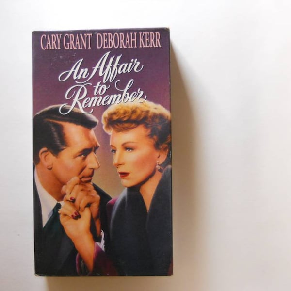 A Vintage 1980 Videocasette (VHS) Tape An Affair To Remember;Cary Grant;Deborah Kerr;Romance;Original Story by Leo McCarey & Mildred Cram