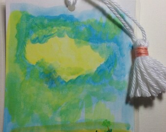 Painted Bookmark; Watercolor bookmark ;  handpainted ;  watercolor bookmark ;  art bookmark ;  art ;  artistic ;  painting ;  painting