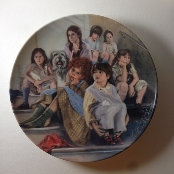 Annie and the Orphans Fourth Issue The Edwin M Knowles China Co;Bradford Exchange;Knowles;Fourth Issue in The Annie Collector's Plate Series