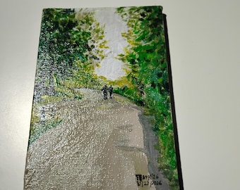 A Small 5x4 in. Quick Impressionistic Painting (Painting Practice/Painting Study);alla prima;landscape painting;datsuzoku;Joshua Woroniecki;