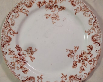 A Rare William Adams & Co. Antique Plate;antique plate;antique adams;william adams;adams and sons;collectible plate;1800s;1800;antique plate
