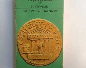 A 70s Vintage Book SUETONIUS / The TWELVE CAESARS(Revised Edition) by Robert Graves;Penguin Classics;Penguin Books Ltd;Michael Grant