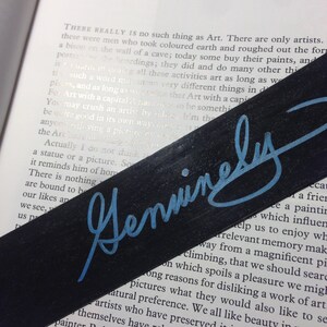 Encre Métallique Bookmark;metallic pen;metallic marker,, marqueur metallique,metallic,homemade,handcrafted,handwritten,pyssla,clear tape