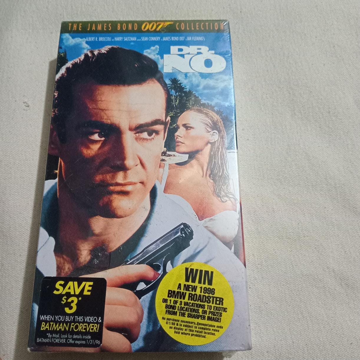 Collectible 90s Videocasette/vhs Flick: Dr. No (the James Bond