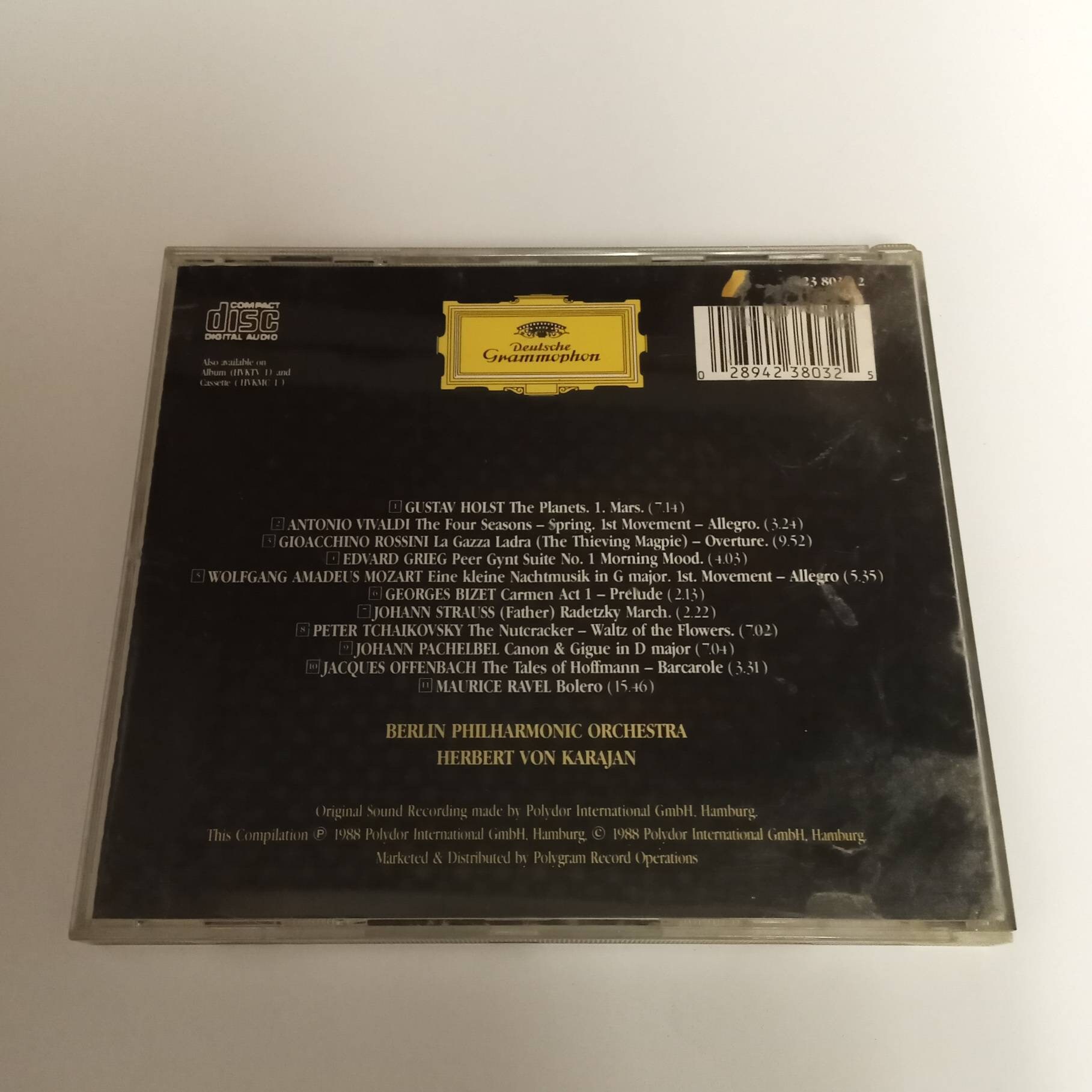 A Vintage 1980 CD: Herbert Von Karajan - the ESSENTIAL KARAJAN 