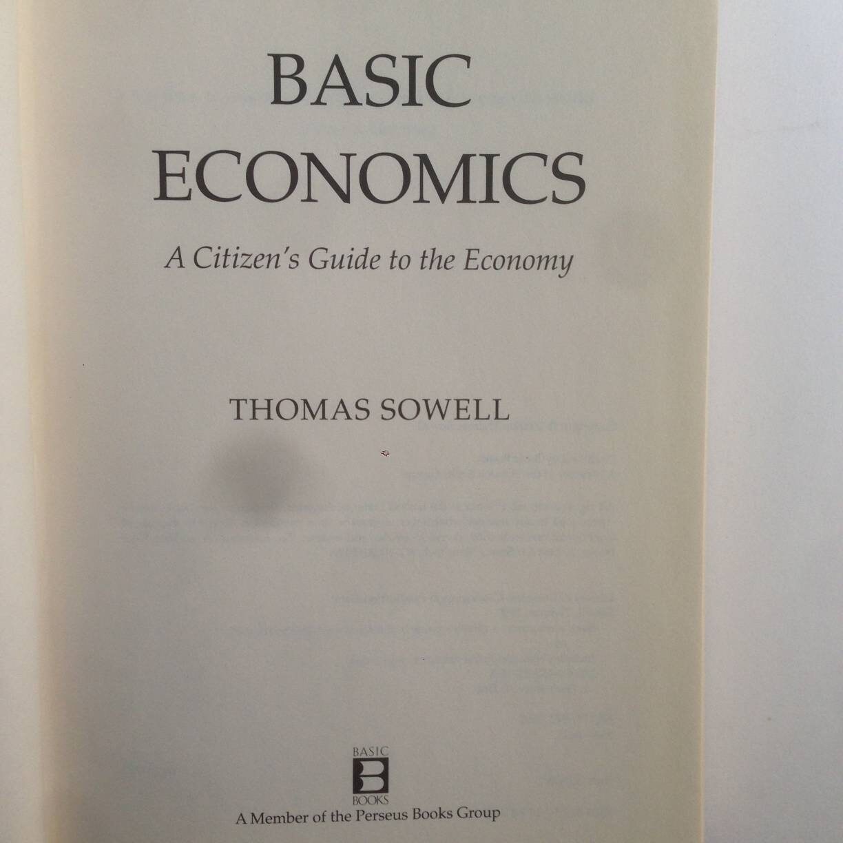A Collectible Book BASIC ECONOMICS A Citizen's Guide to Etsy UK