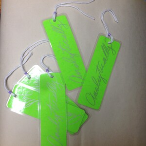 Encre Métallique Bookmark;metallic ink;handmade bookmark;handmade;handwritten bookmark;handwritten;homemade;handcrafted;unique bookmark;neon