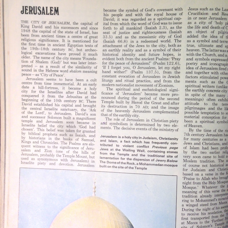 May include: A close-up of a domed building with a golden dome and intricate details. The building is surrounded by a wall and has a large, open courtyard. The text "Jerusalem" is visible at the top of the image.