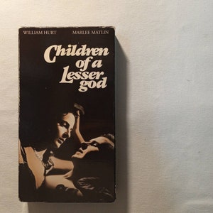 A Vintage 1990 Videocasette: Children of a Lesser God;