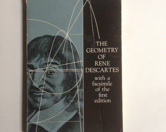 A 50s Book The GEOMETRY Of RENE DESCARTES with a facsimile of the first edition translated by David Eugene Smith and Marcia L. Latham;Dover
